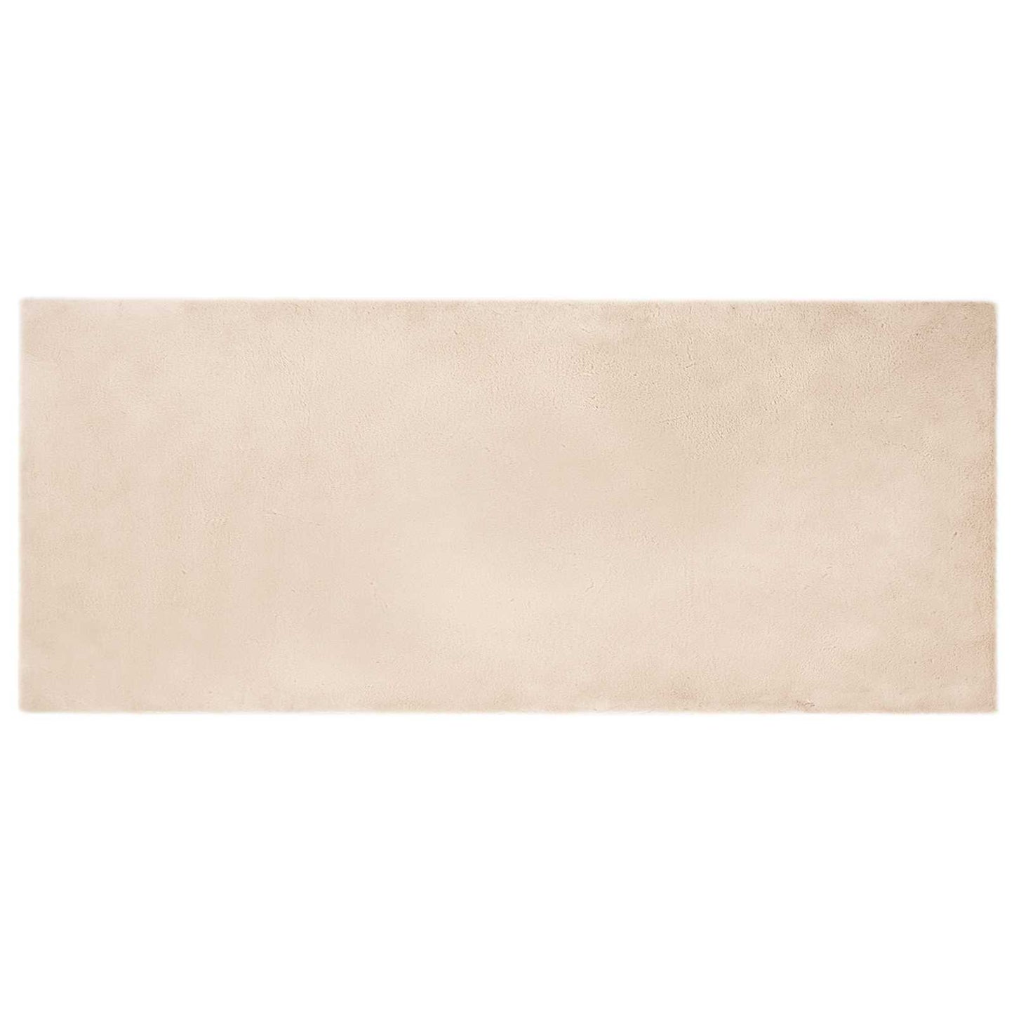 Nep Konijnenbont Tapijt Olite Taupe 100 x 200 cm Polyester