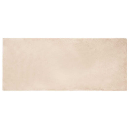Nep Konijnenbont Tapijt Olite Taupe 100 x 200 cm Polyester