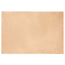 Nep Konijnenbont Tapijt Taupe 120 x 170 cm Polyester