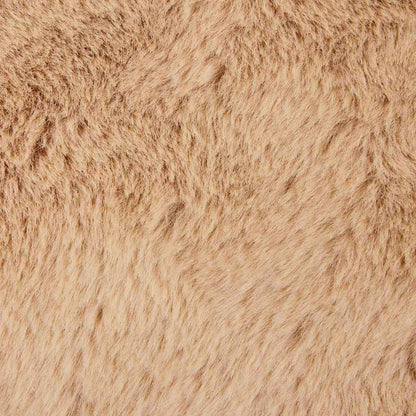 Nep Konijnenbont Tapijt Taupe 120 x 170 cm Polyester