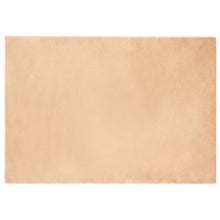 Nep Konijnenbont Tapijt Taupe 140 x 200 cm Polyester