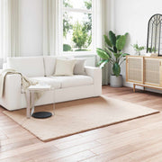 Vloerkleed nepbont 160x230 cm taupe