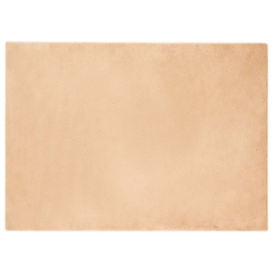 Nep Konijnenbont Tapijt Taupe 200 x 280 cm Polyester