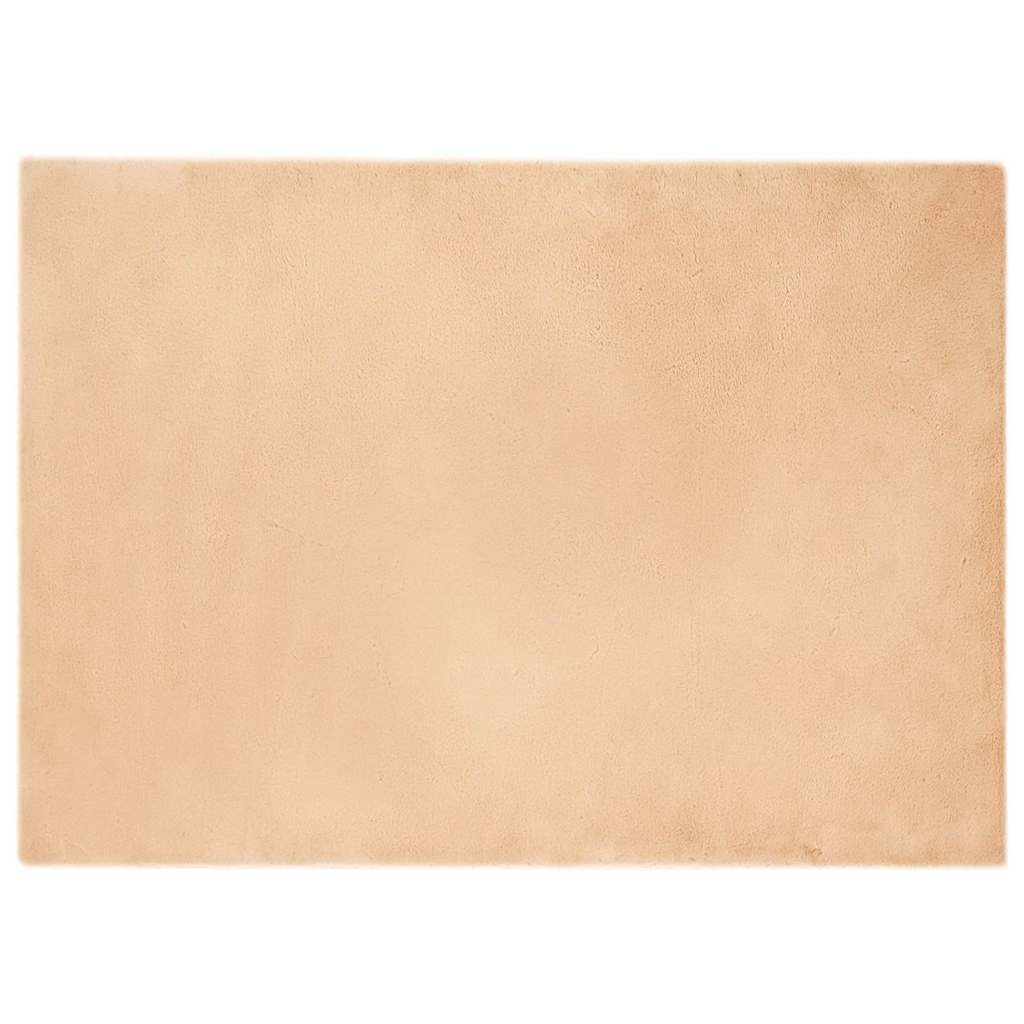 Nep Konijnenbont Tapijt Taupe 240 x 340 cm Polyester