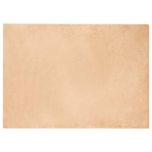 Nep Konijnenbont Tapijt Taupe 240 x 340 cm Polyester