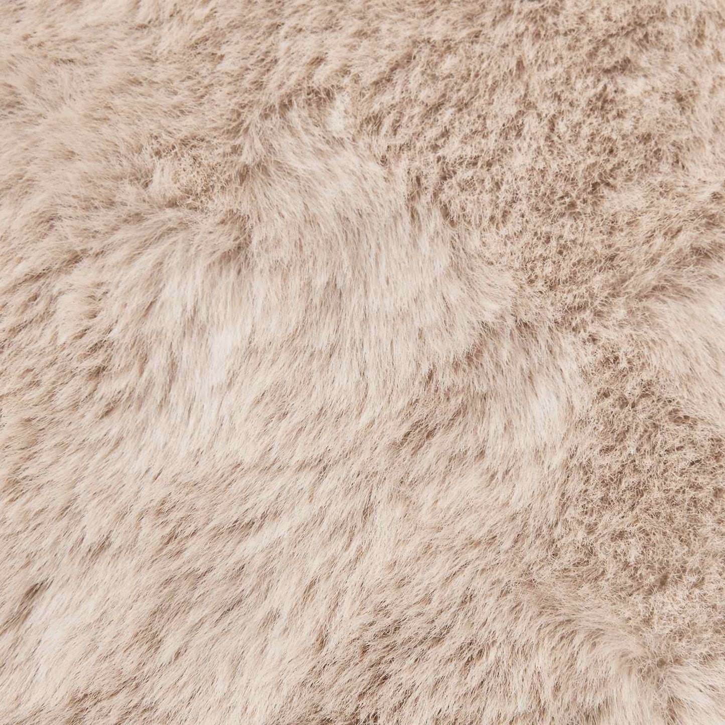 Nep Konijnenbont Tapijt Olite Taupe Ø 100 cm Polyester