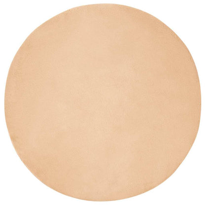 Nep Konijnenbont Tapijt Taupe Ø 160 cm Polyester