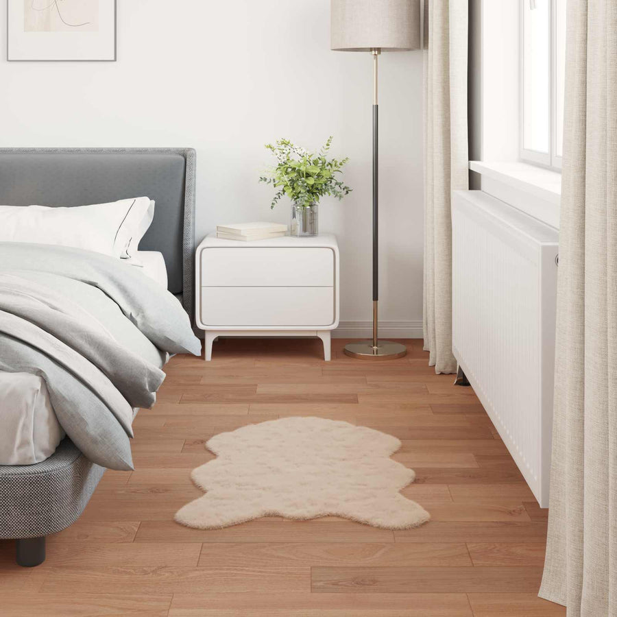 Nep Konijnenbont Tapijt Olite Taupe 50 x 80 cm Polyester