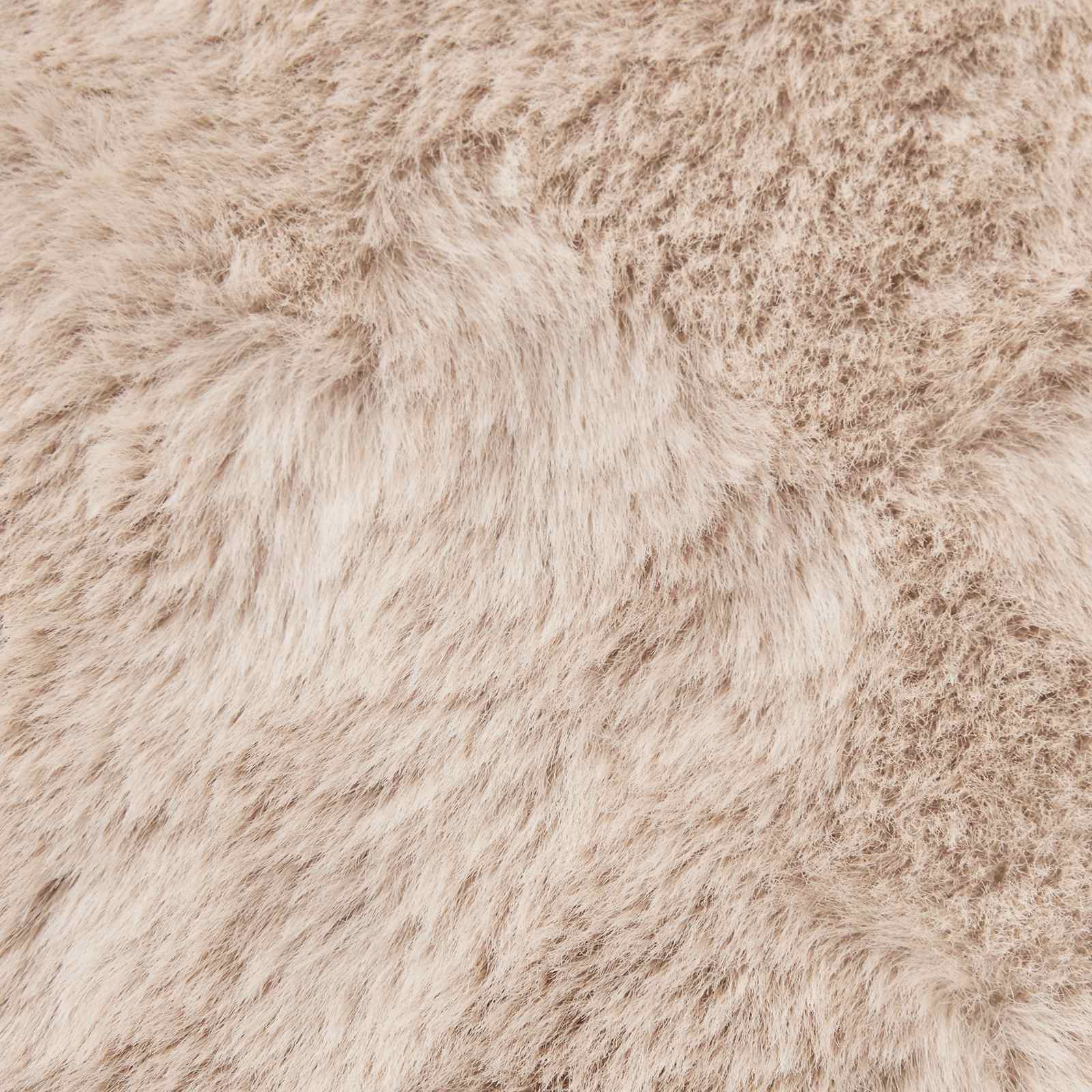 Nep Konijnenbont Tapijt Olite Taupe 50 x 80 cm Polyester