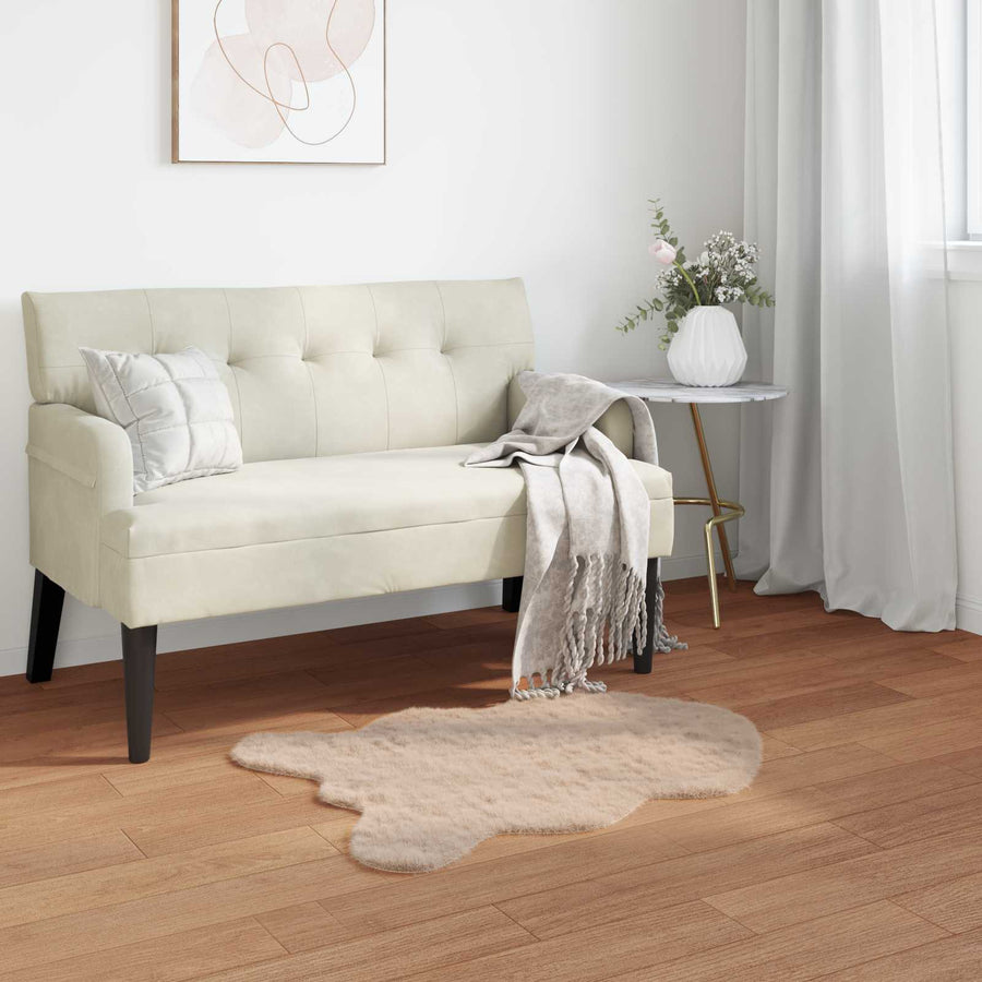 Nep Konijnenbont Tapijt Olite Taupe 60 x 90 cm Polyester