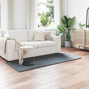 Vloerkleed 100x200 cm nepbont antraciet