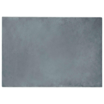 Nep Konijnenbont Tapijt Olite Antraciet 160 x 230 cm Polyester
