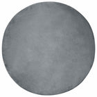 Non-slip faux leather rabbit fur rug Olite Anthracite
