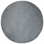 Vloerkleed rond 160 cm antraciet nepbont