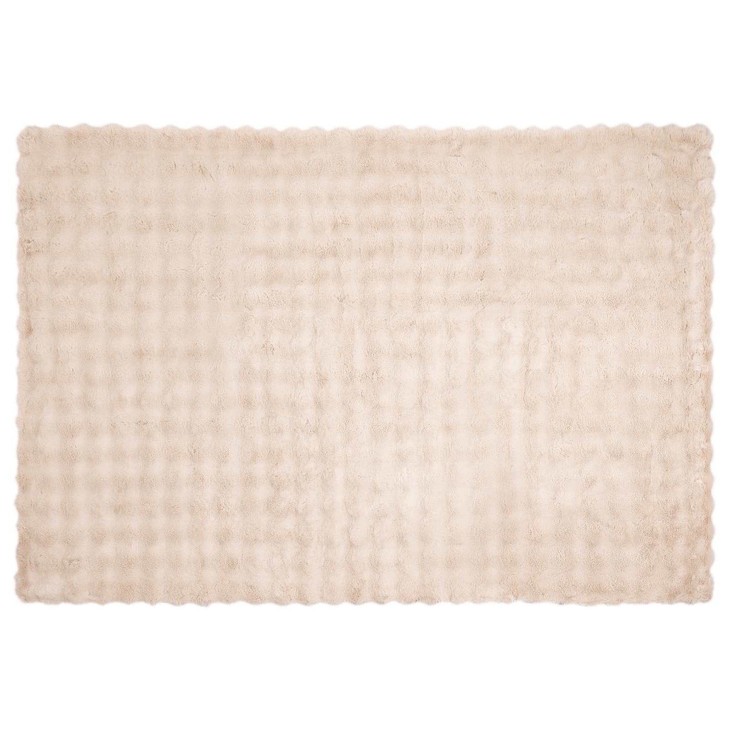 Neppels Konijnenbont Deken Beige 150 x 220 cm Polyester
