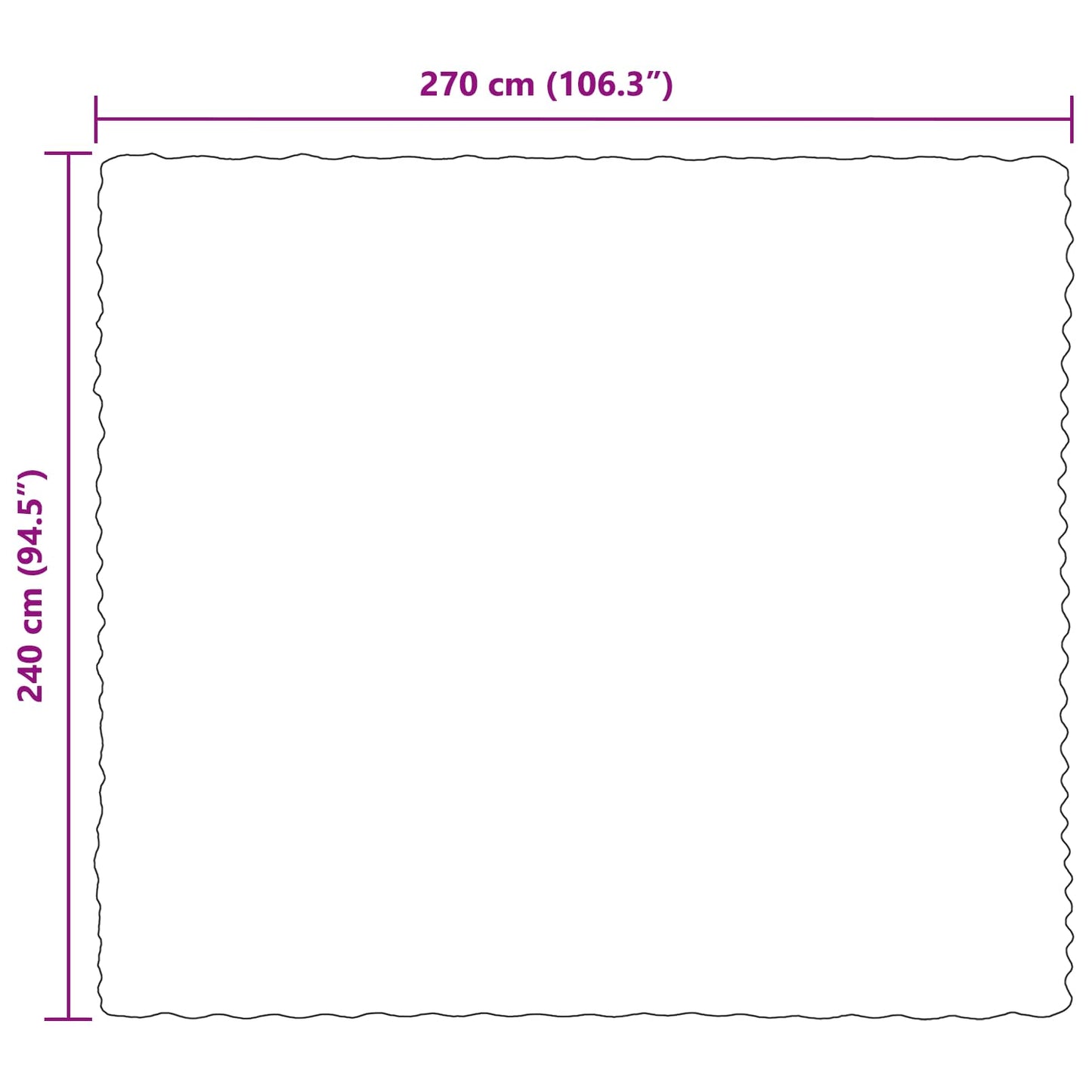 Neppels Konijnenbont Deken Beige 240 x 270 cm Polyester