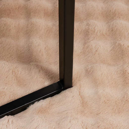 Neppels Konijnenbont Deken 4 pcs Beige 150 x 220 cm Polyester