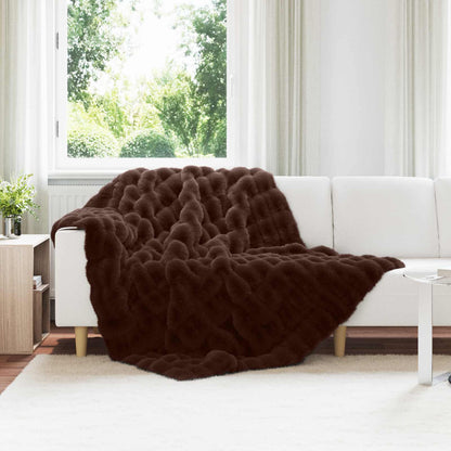 Neppels Konijnenbont Deken Kameel 150 x 220 cm Polyester