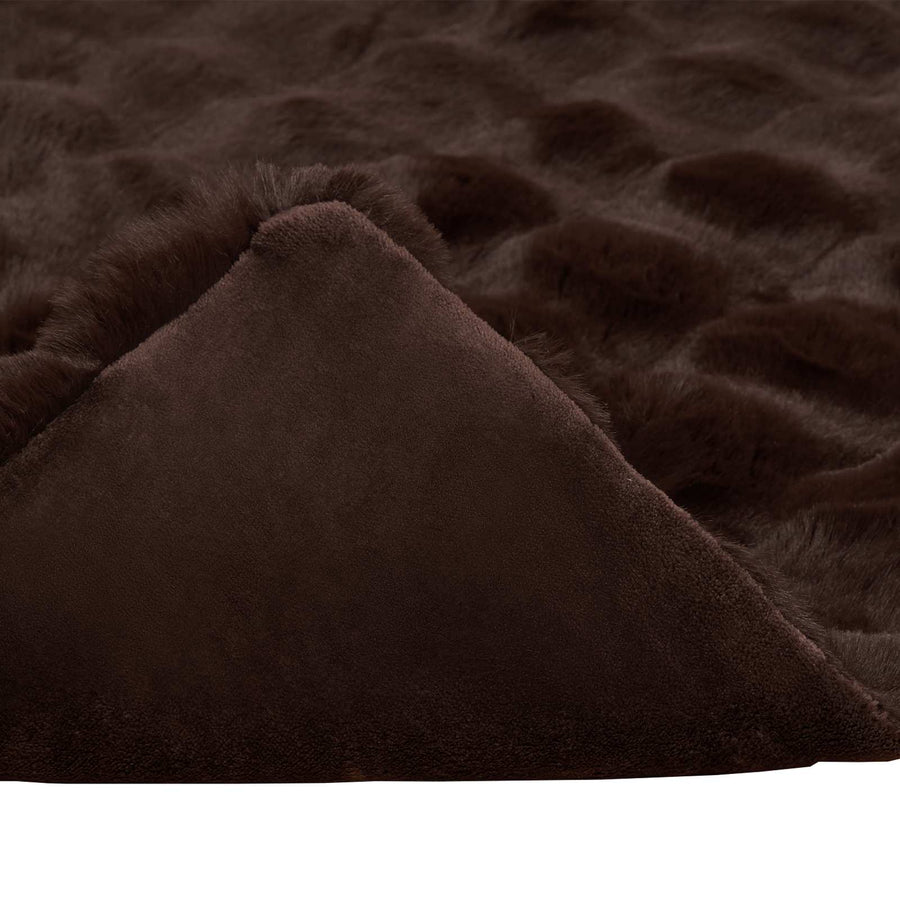 Neppels Konijnenbont Deken Kameel 220 x 240 cm Polyester