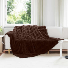 Neppels Konijnenbont Deken Kameel 240 x 270 cm Polyester