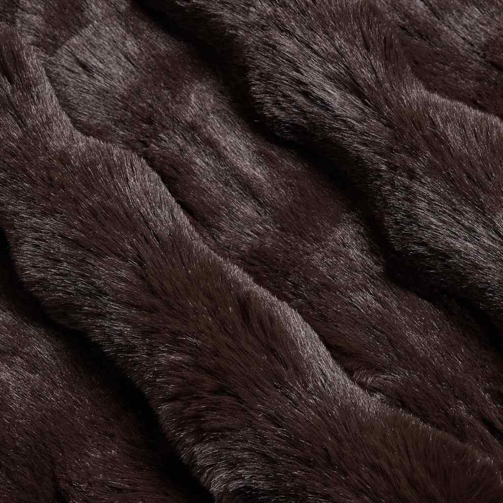 Neppels Konijnenbont Deken 4 pcs Kameel 130 x 150 cm Polyester