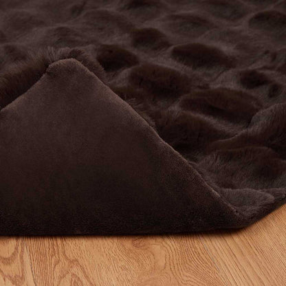 Neppels Konijnenbont Deken 4 pcs Kameel 130 x 150 cm Polyester
