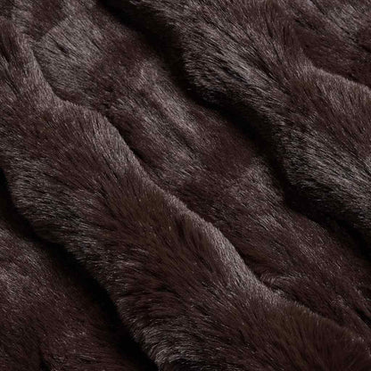 Neppels Konijnenbont Deken 4 pcs Kameel 220 x 240 cm Polyester