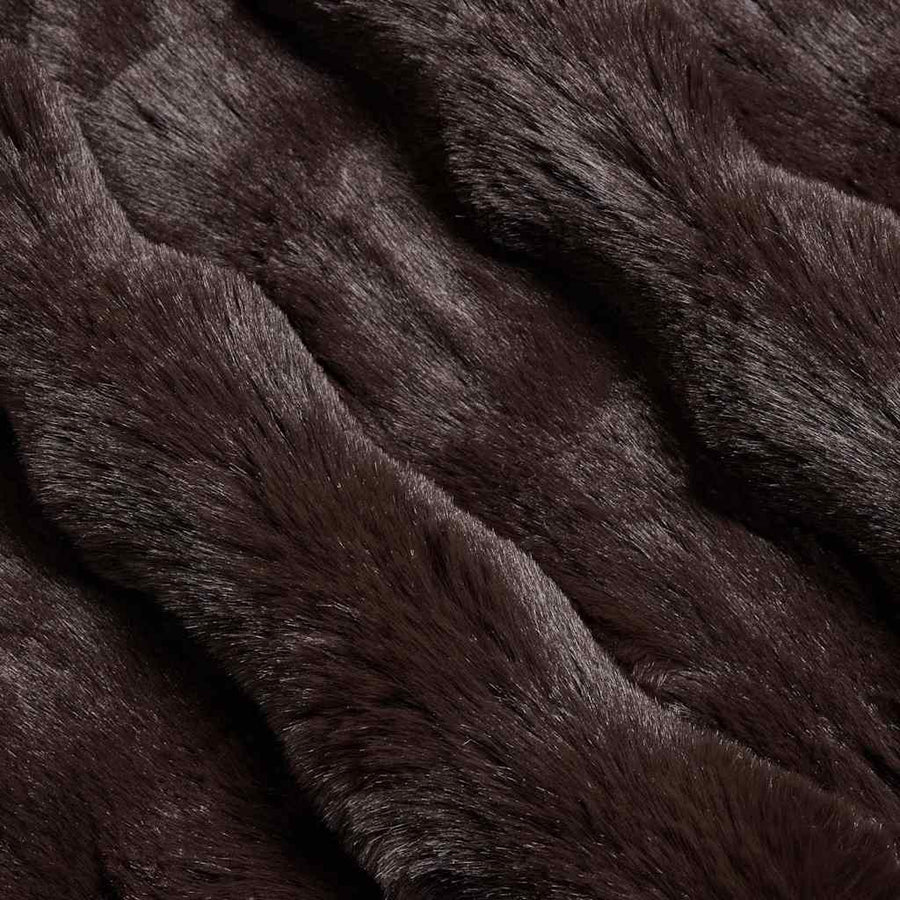 Neppels Konijnenbont Deken 4 pcs Kameel 240 x 270 cm Polyester