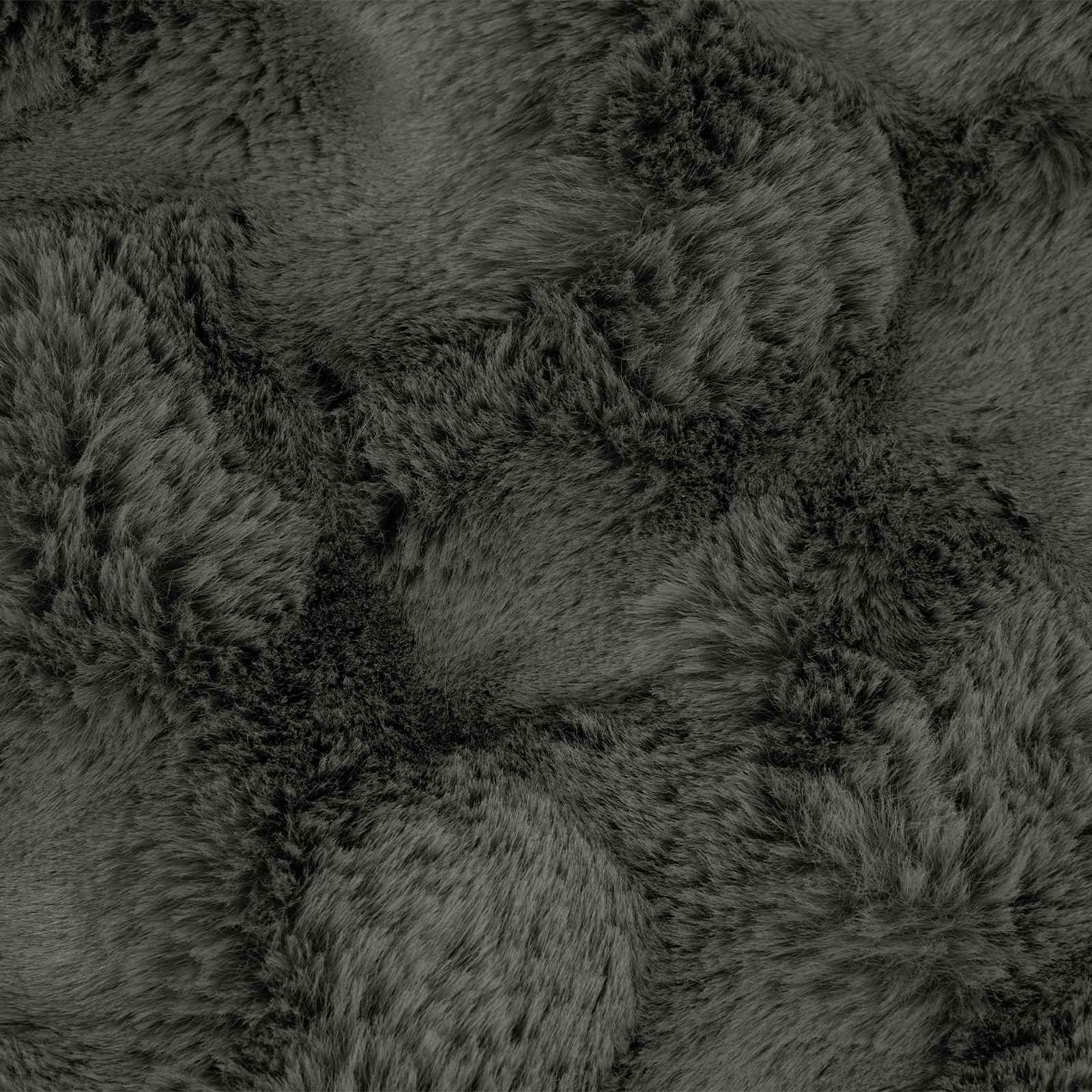 Neppels Konijnenbont Deken Donkergrijs 150 x 220 cm Polyester