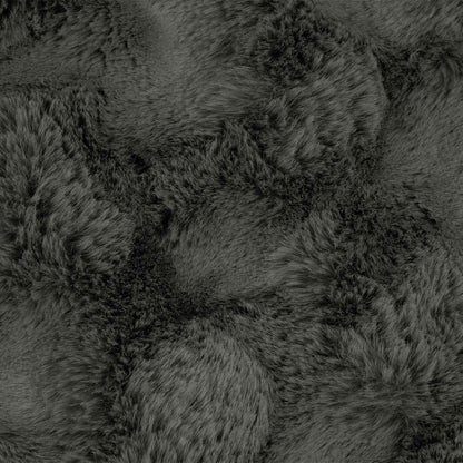 Neppels Konijnenbont Deken Donkergrijs 150 x 220 cm Polyester