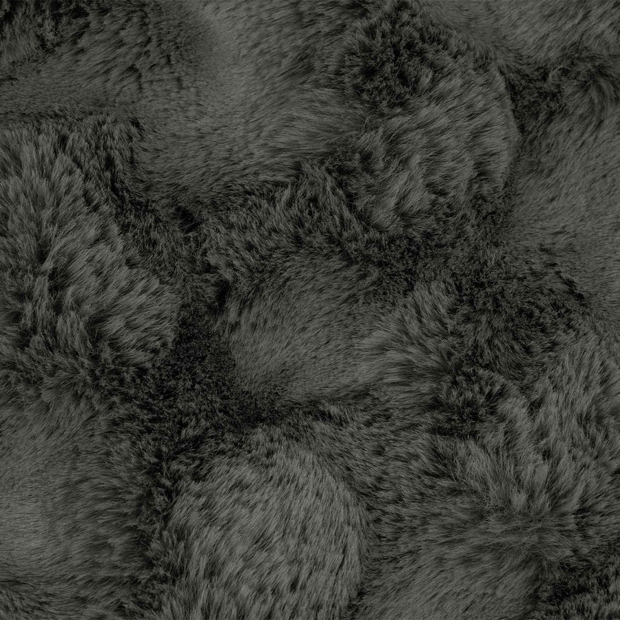 Neppels Konijnenbont Deken Donkergrijs 240 x 270 cm Polyester