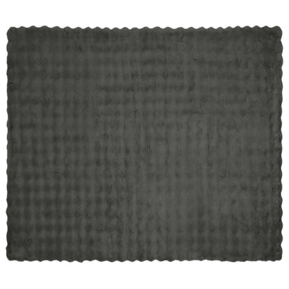 Neppels Konijnenbont Deken Donkergrijs 240 x 270 cm Polyester