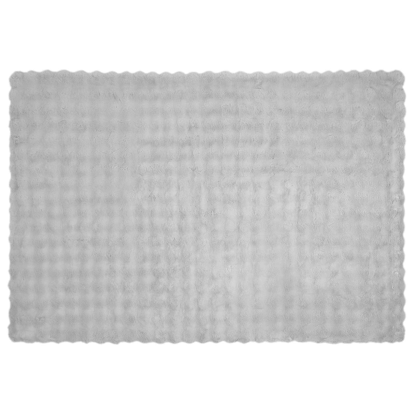 Neppels Konijnenbont Deken Grijs 150 x 220 cm Polyester