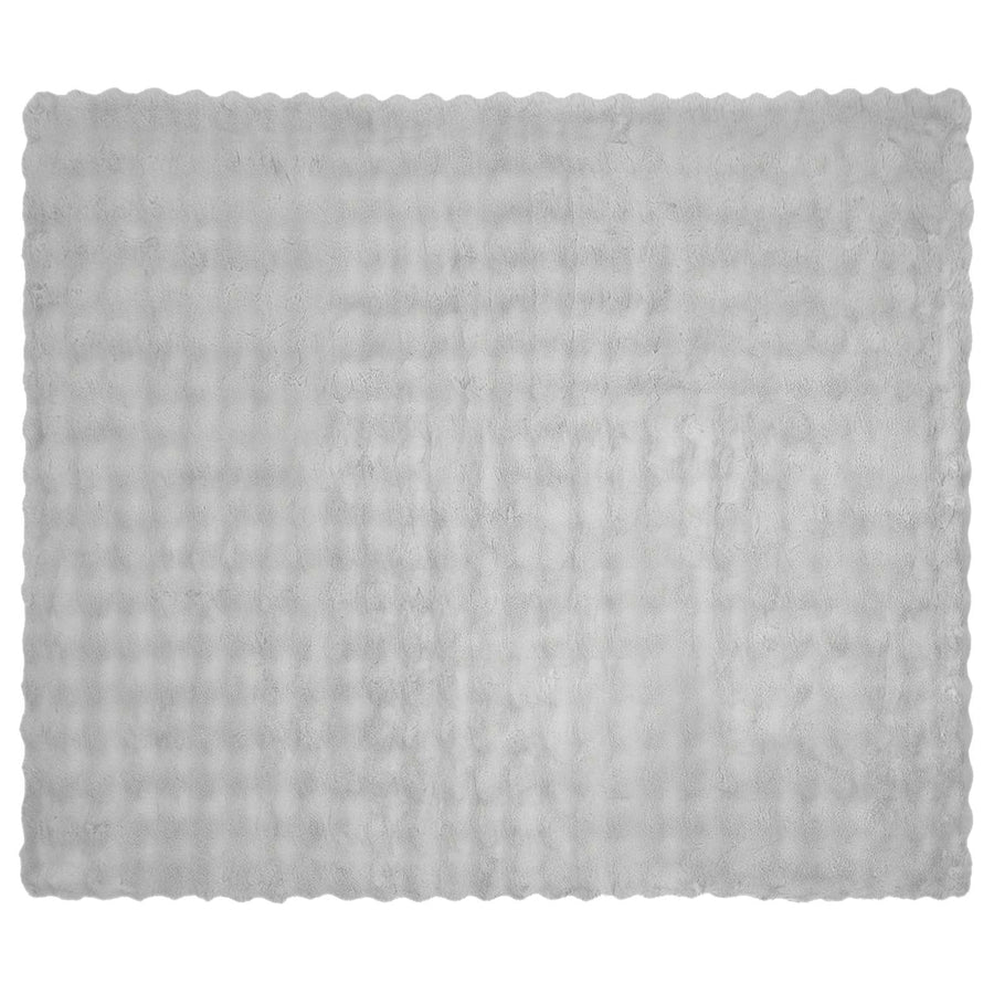 Neppels Konijnenbont Deken Grijs 220 x 240 cm Polyester