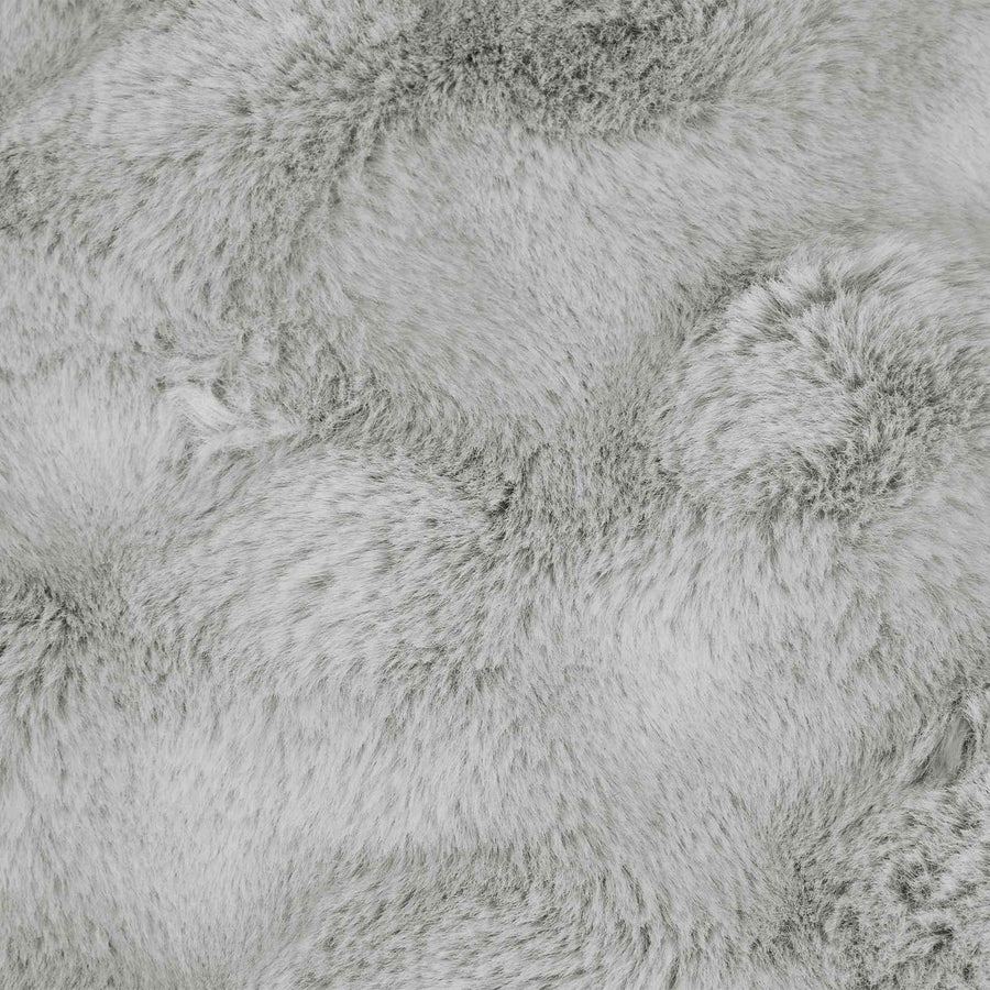 Neppels Konijnenbont Deken Grijs 240 x 270 cm Polyester