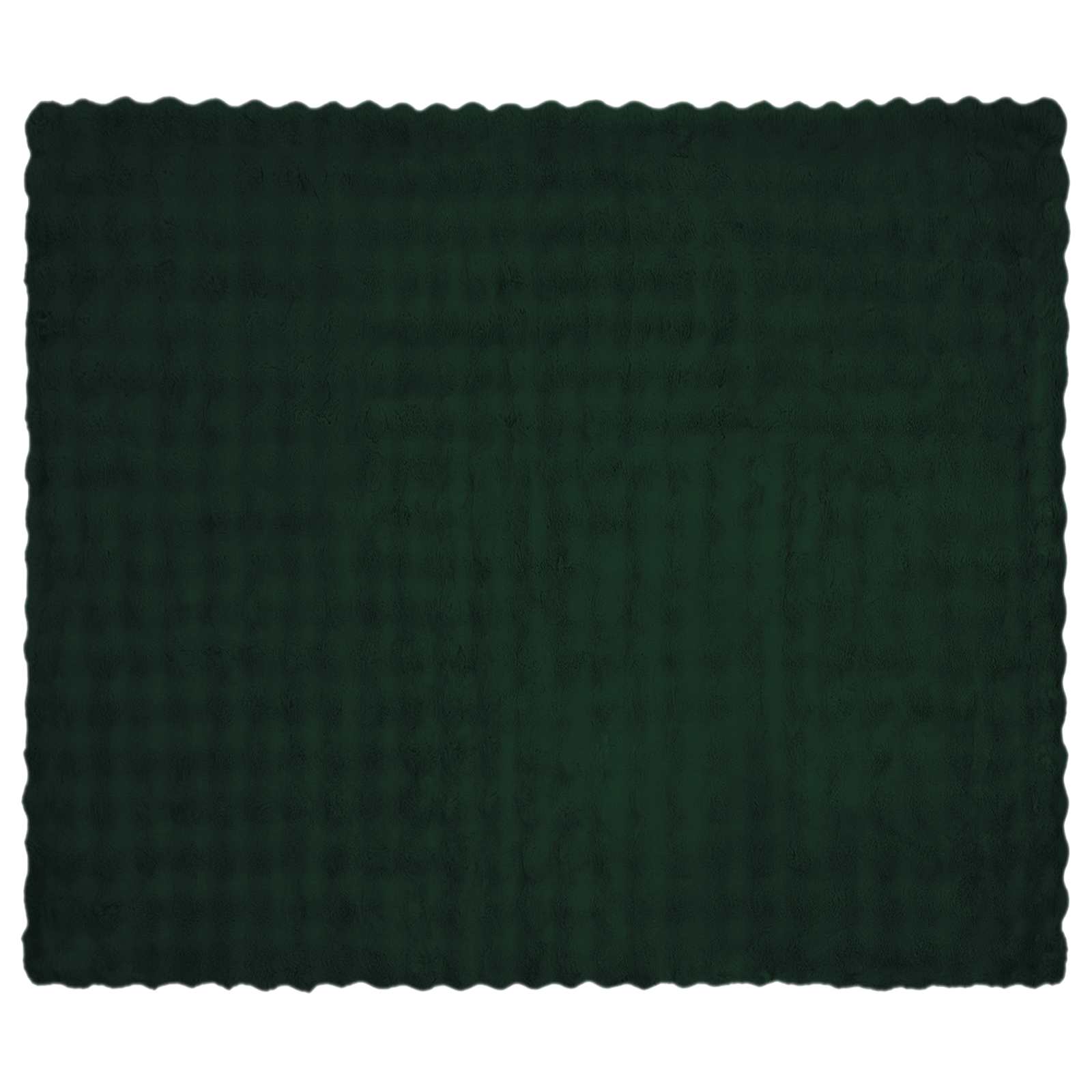 Neppels Konijnenbont Deken Donkergroen 220 x 240 cm Polyester
