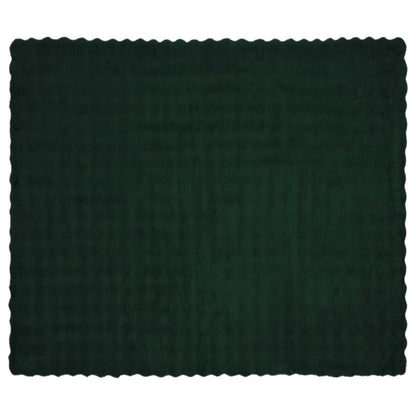 Neppels Konijnenbont Deken Donkergroen 220 x 240 cm Polyester