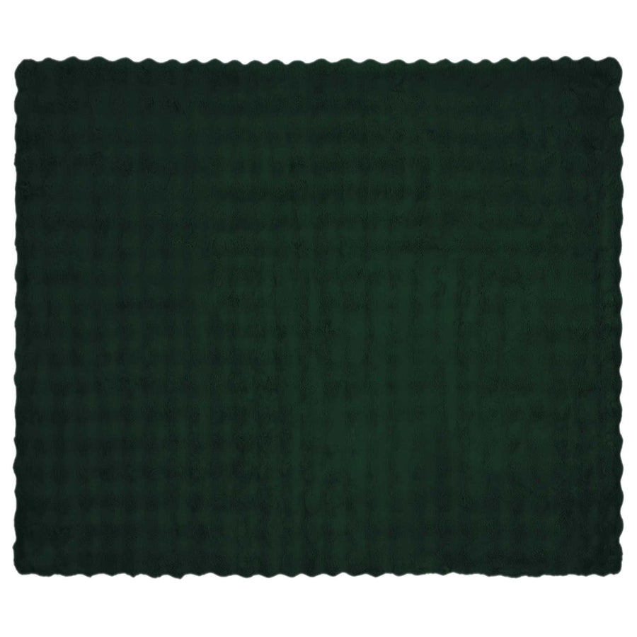 Neppels Konijnenbont Deken Donkergroen 220 x 240 cm Polyester