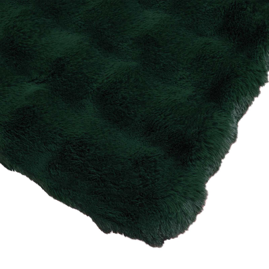 Neppels Konijnenbont Deken Donkergroen 240 x 270 cm Polyester