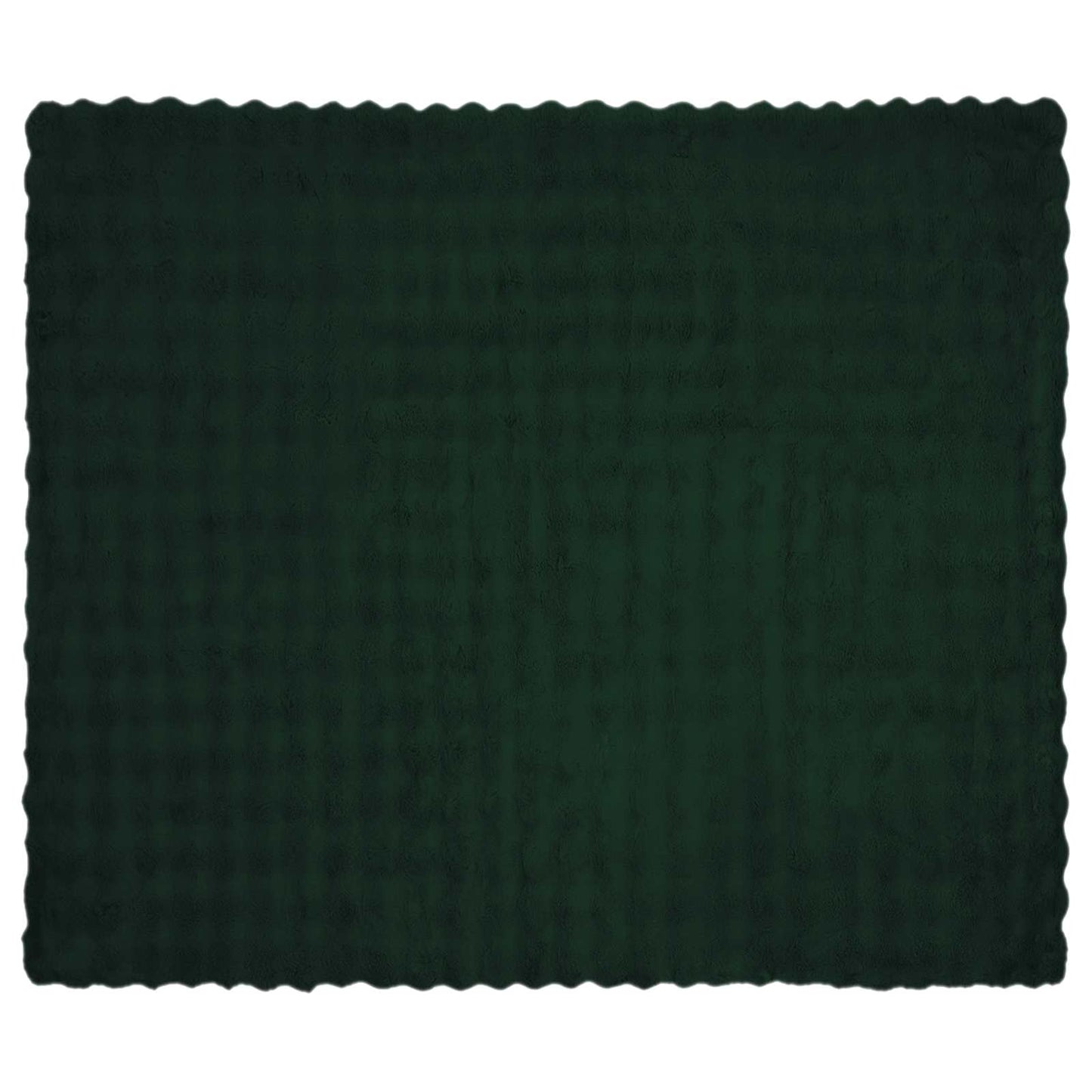 Neppels Konijnenbont Deken Donkergroen 240 x 270 cm Polyester