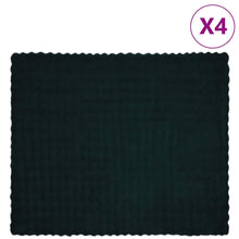 Neppels Konijnenbont Deken 4 pcs Donkergroen 220 x 240 cm