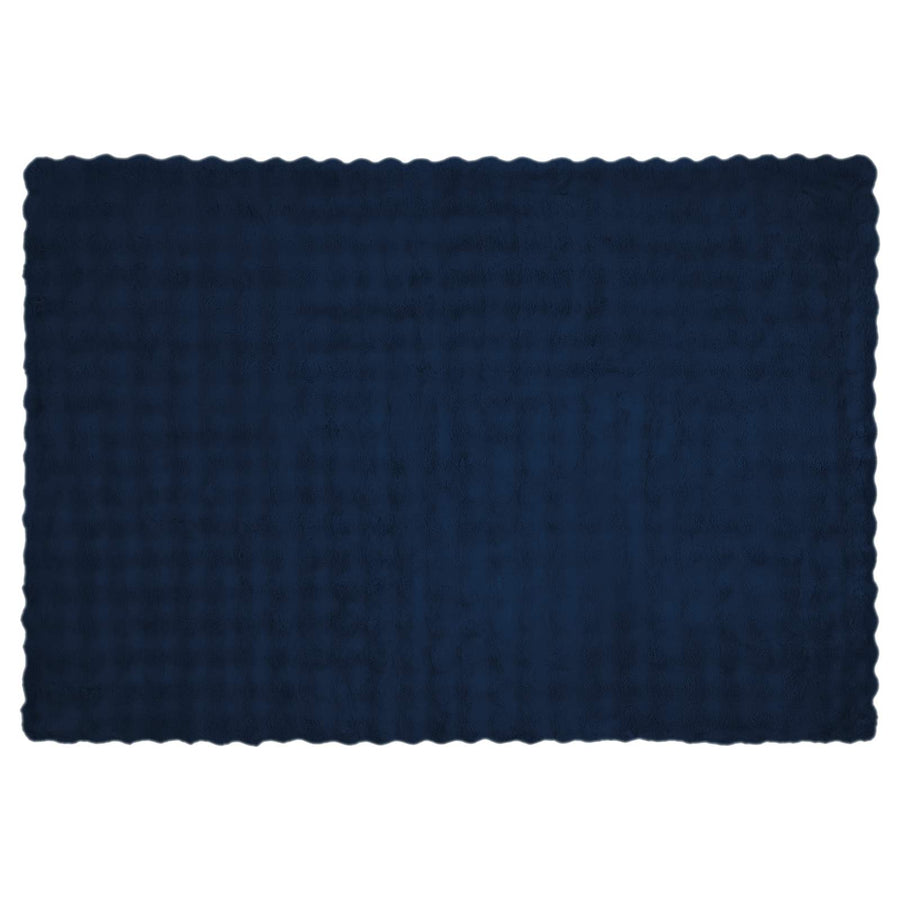 Neppels Konijnenbont Deken Marineblauw 150 x 220 cm Polyester