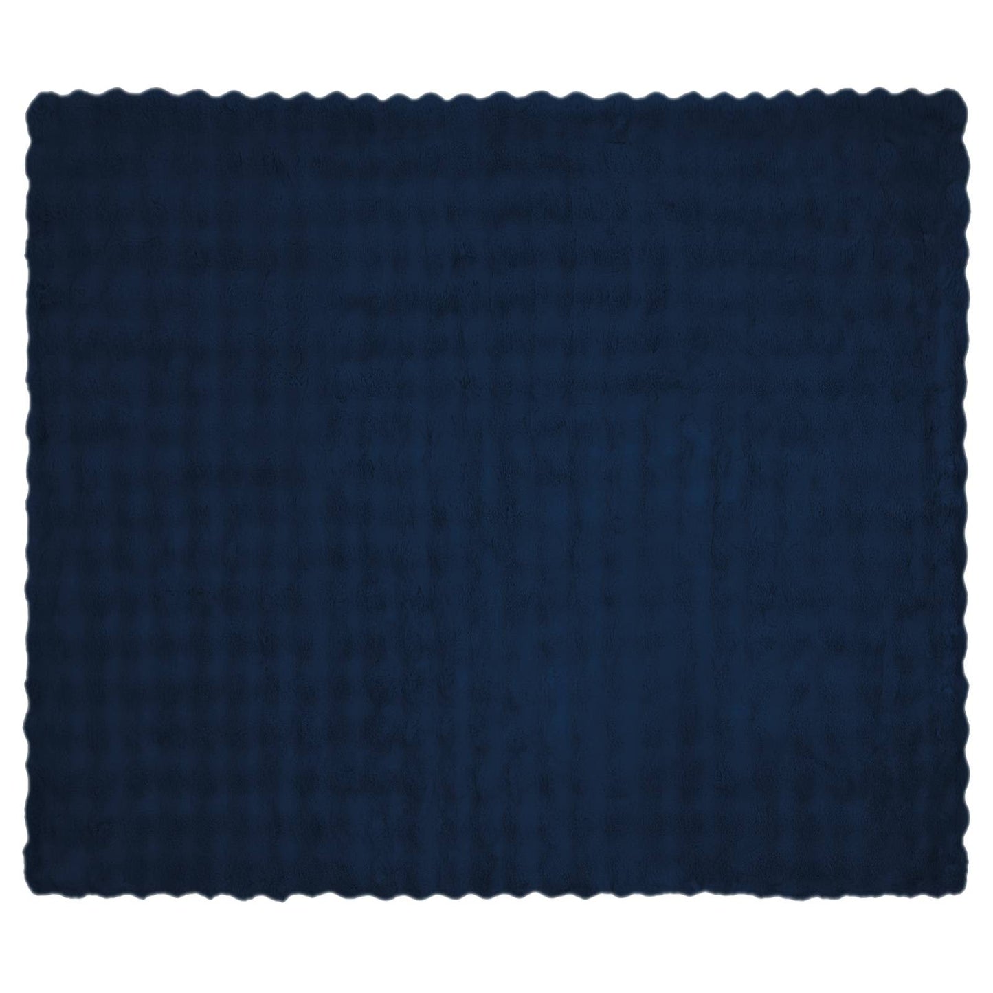 Neppels Konijnenbont Deken Marineblauw 220 x 240 cm Polyester