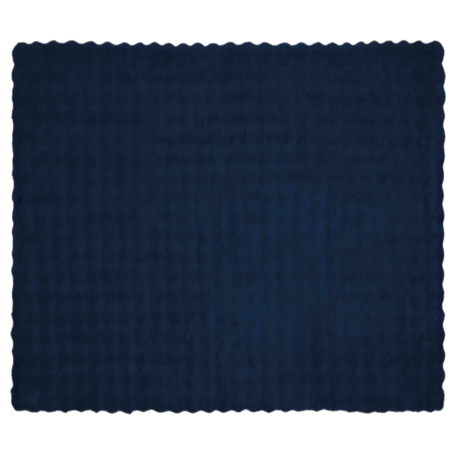 Neppels Konijnenbont Deken Marineblauw 240 x 270 cm Polyester