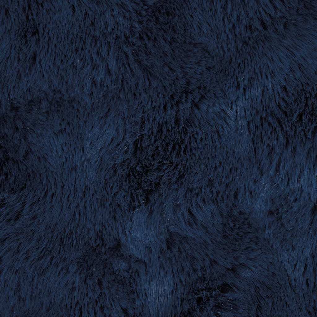 Neppels Konijnenbont Deken 4 pcs Marineblauw 220 x 240 cm
