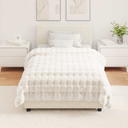 Neppels Konijnenbont Deken Wit 130 x 150 cm Polyester