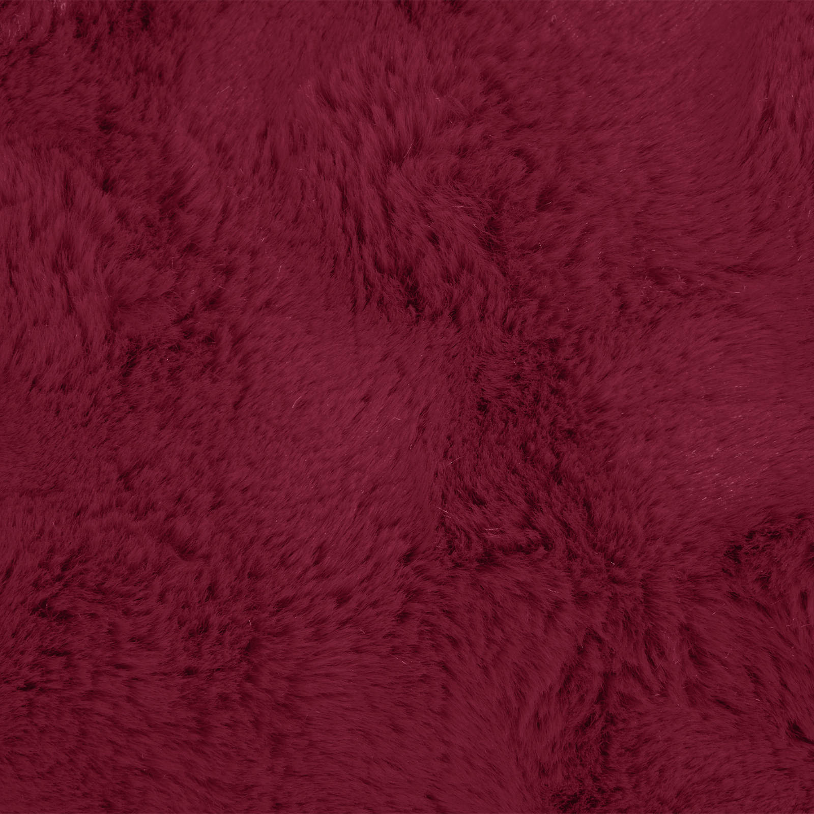 Neppels Konijnenbont Deken Bordeaux Rood 130 x 150 cm Polyester