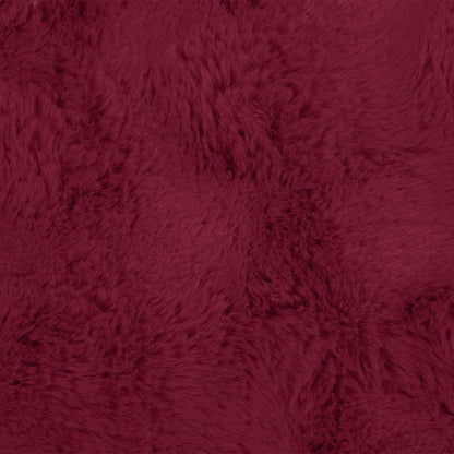 Neppels Konijnenbont Deken Bordeaux Rood 130 x 150 cm Polyester