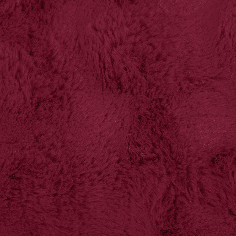 Neppels Konijnenbont Deken Bordeaux Rood 150 x 220 cm Polyester