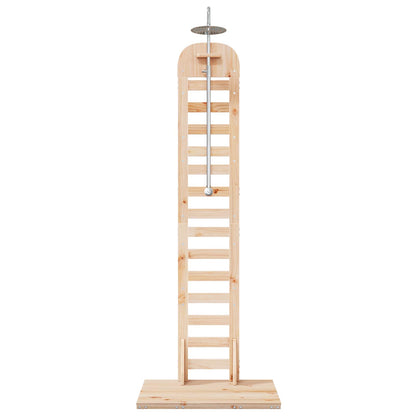 Buitendouche 223 cm Massief grenenhout en roestvrij staal